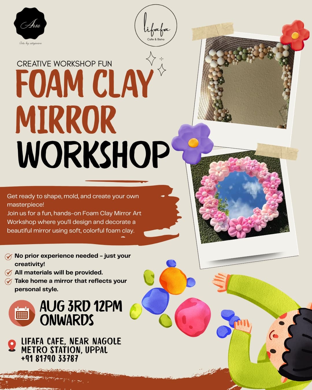 Foam Clay Mirror Workshop | Slide 1